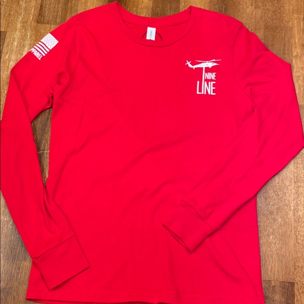 NWOT Nine Line youth long sleeve Tee ♥️💙🇺🇸